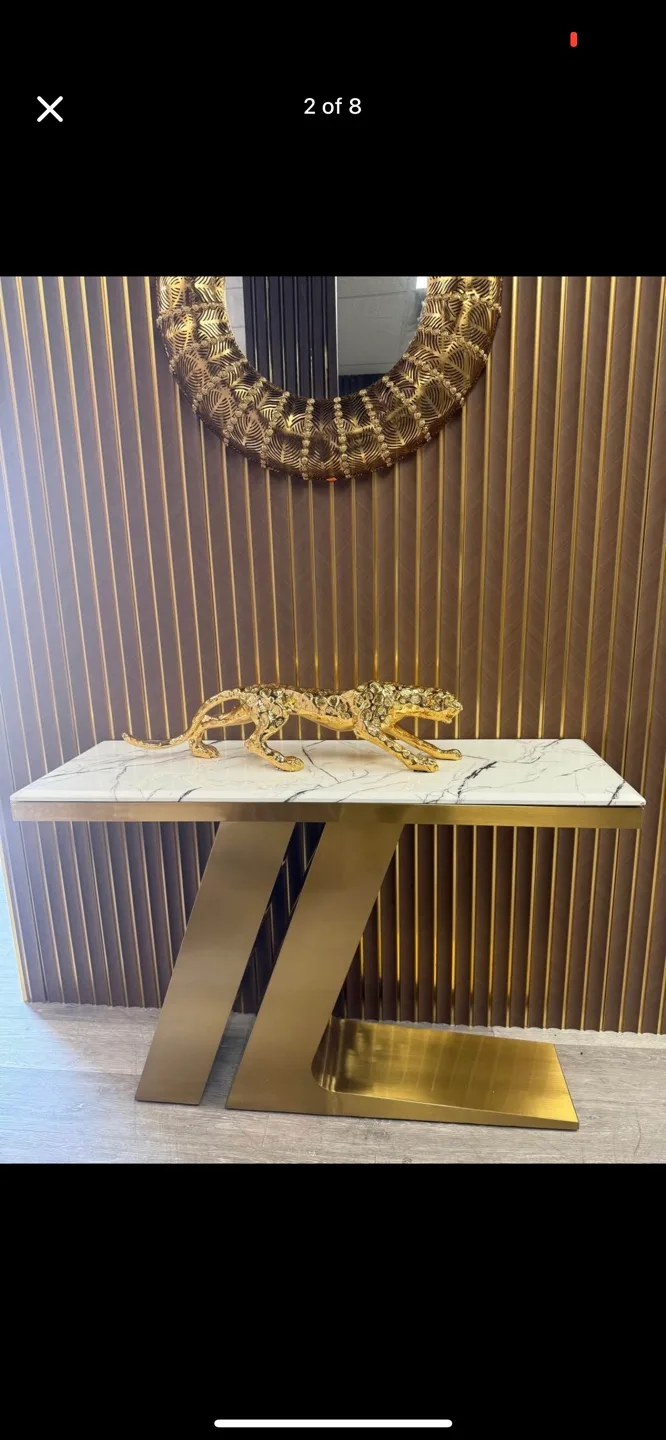 Gold Leopard Statue (box pack) image indicator(2)