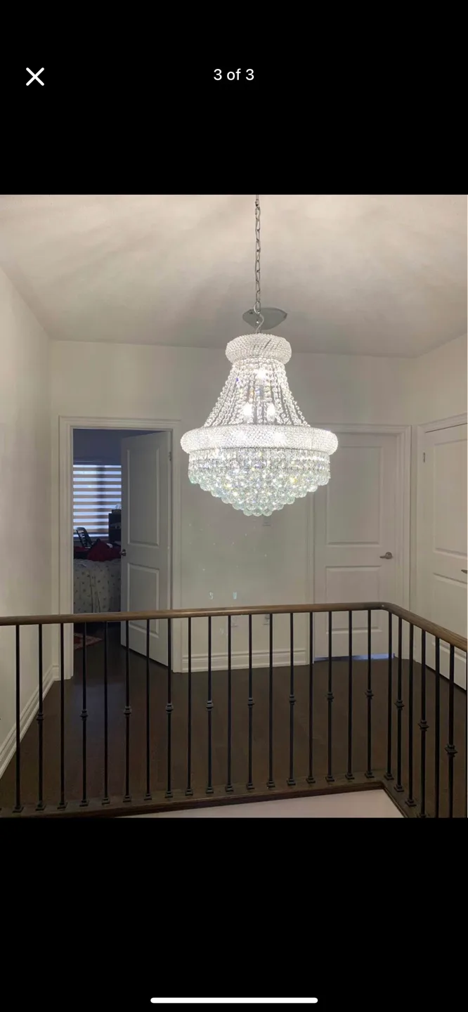 Crystal Chandelier Lighting Fixture ( new box pack) image indicator(5)