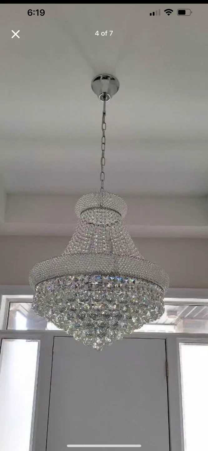 Crystal Chandelier Lighting Fixture ( new box pack) image indicator(4)