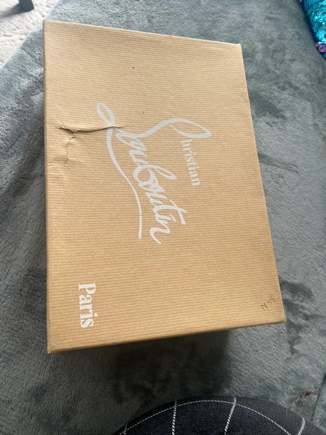 Christian Louboutin Black Spiked Heels - Size 38 image indicator(6)