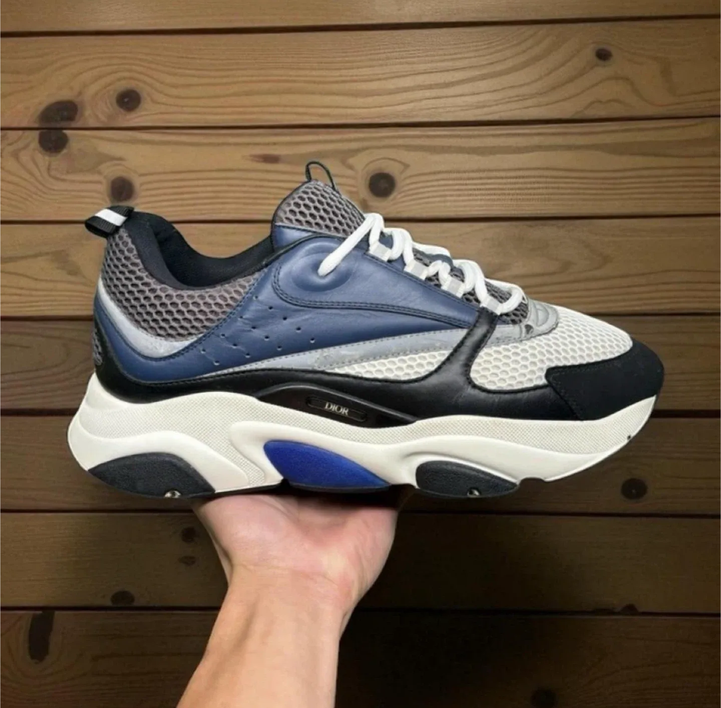 Dior B22 Sneaker, Blue/Black, Size 9 US thumbnail