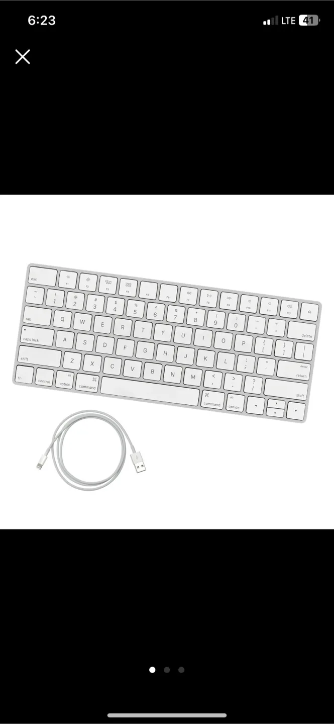 Wireless keyboard and Magic Mouse. thumbnail