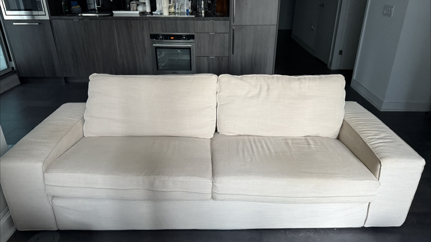 Ikea Beige Sofa - Kivik