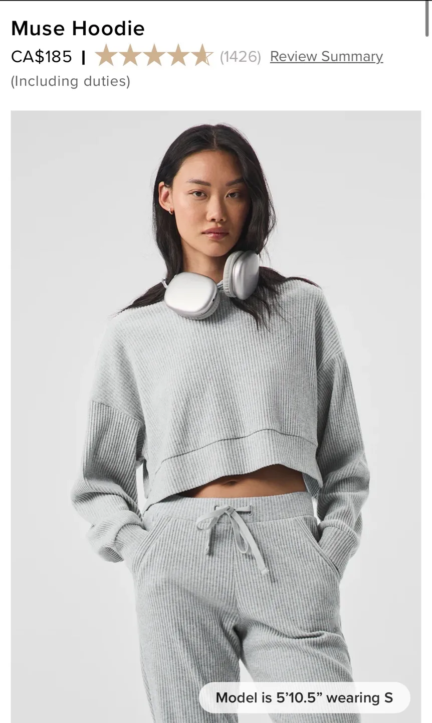 ALO Muse Hoodie & Sweatpant Set - Size M image indicator(3)