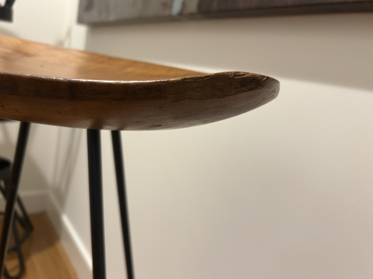 Set of 2 Wooden Bar Stools - photo 3