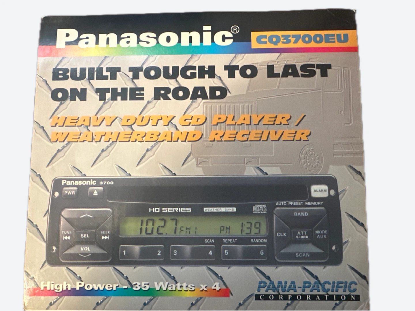 Panasonic CQ3700EU Heavy Duty CD Player