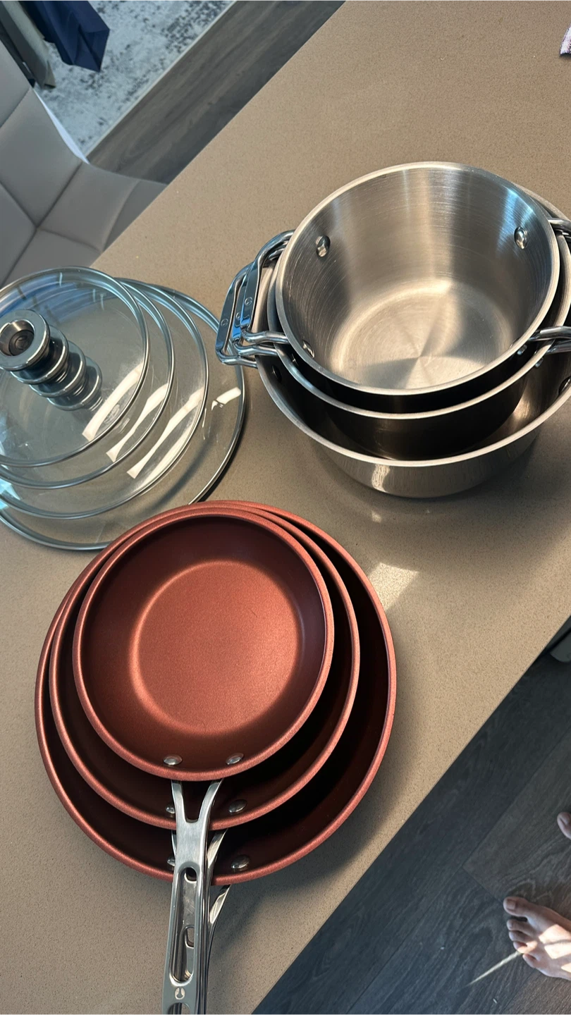 Paderno 10 piece cookware set