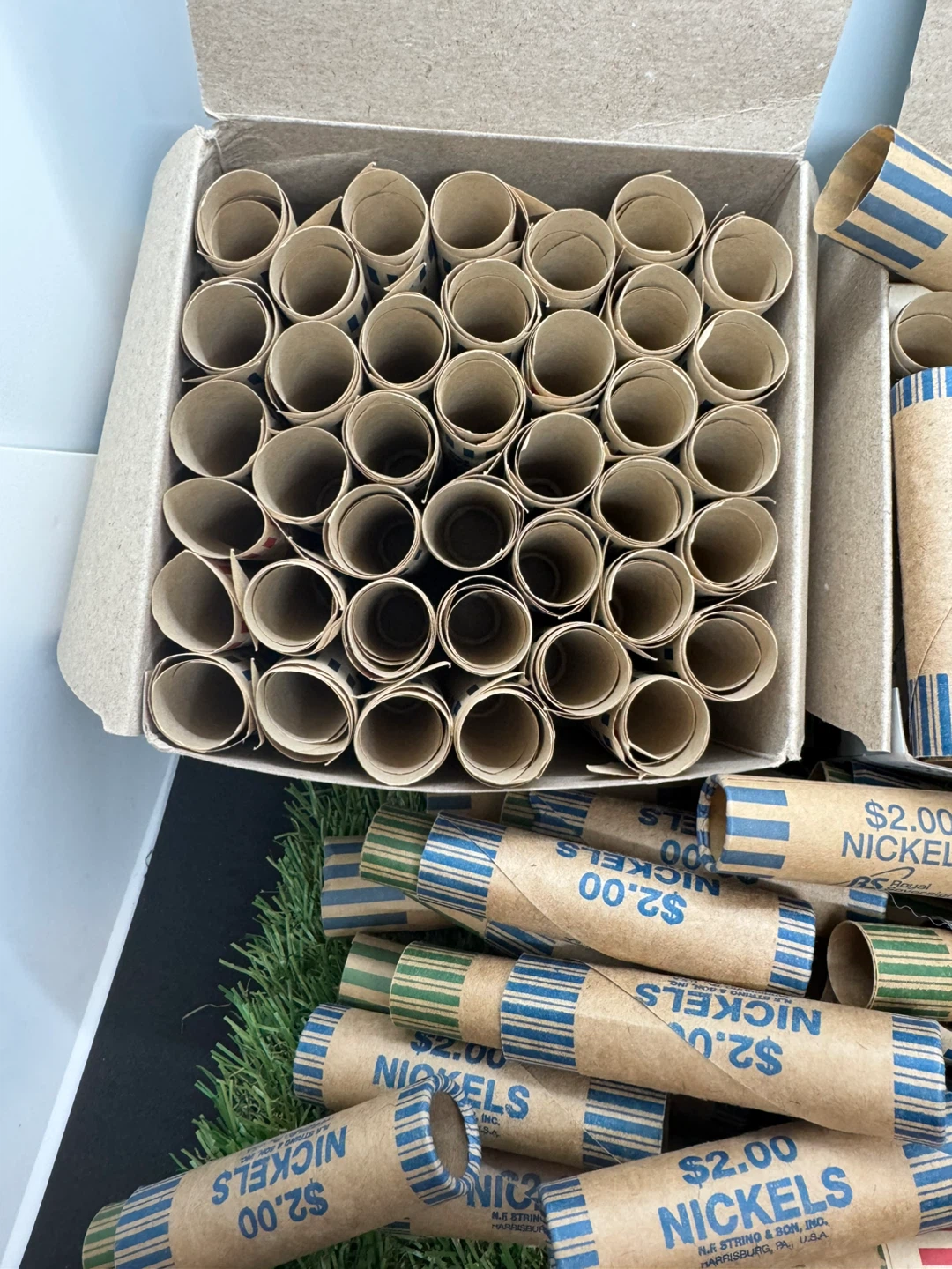 Assorted Coin wrapper rolls penny, nickel, dimes new 3 boxes - photo 3