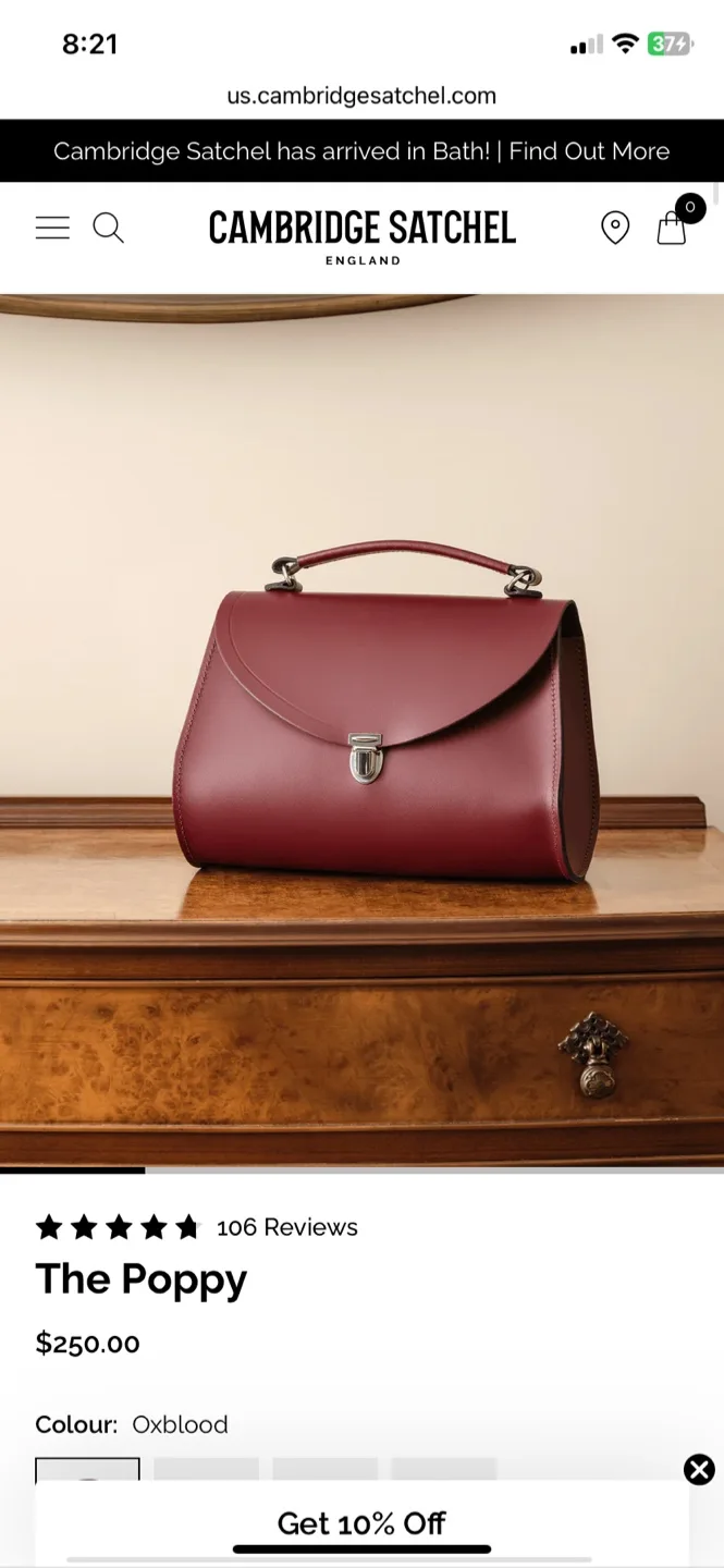 Cambridge Satchel Poppy bag image indicator(6)