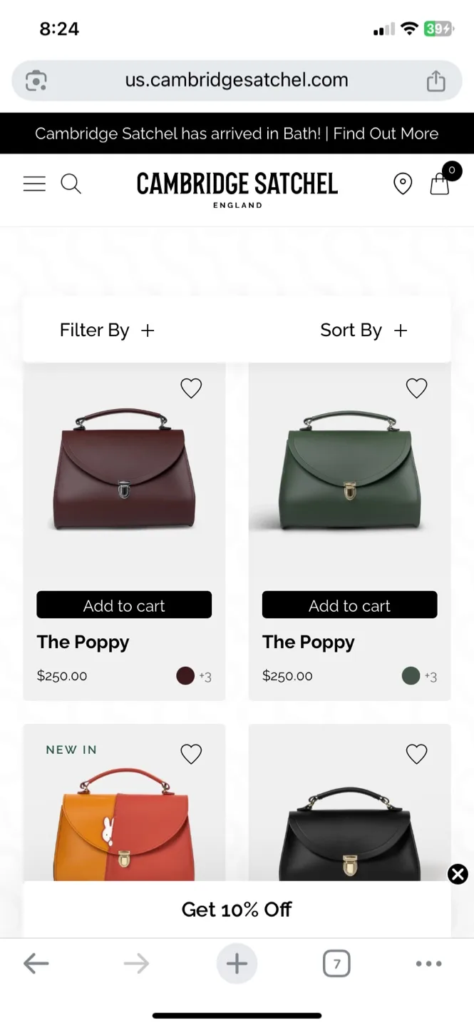 Cambridge Satchel Poppy bag image indicator(7)