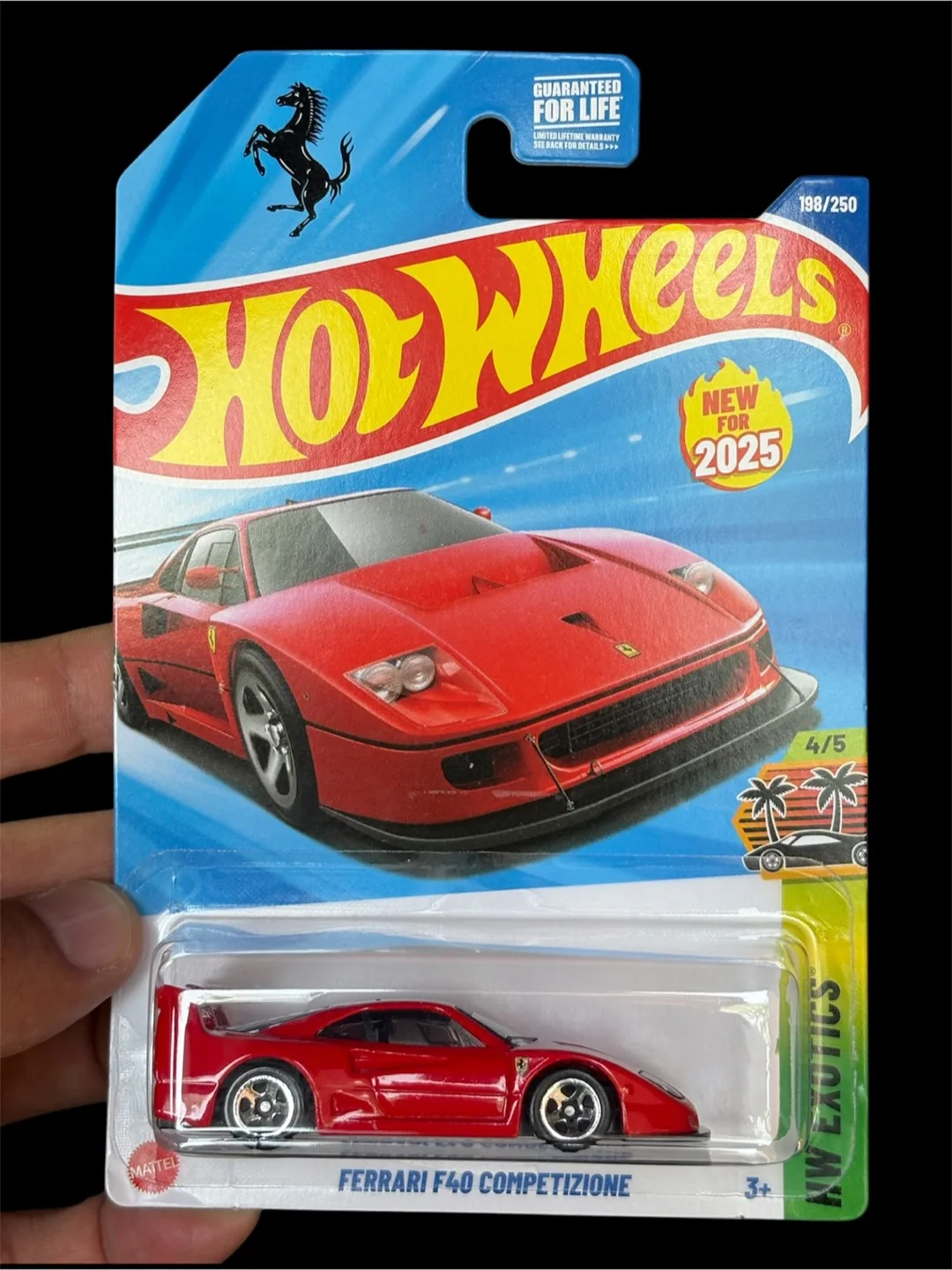 Hot Wheels Ferrari F40 2025 thumbnail