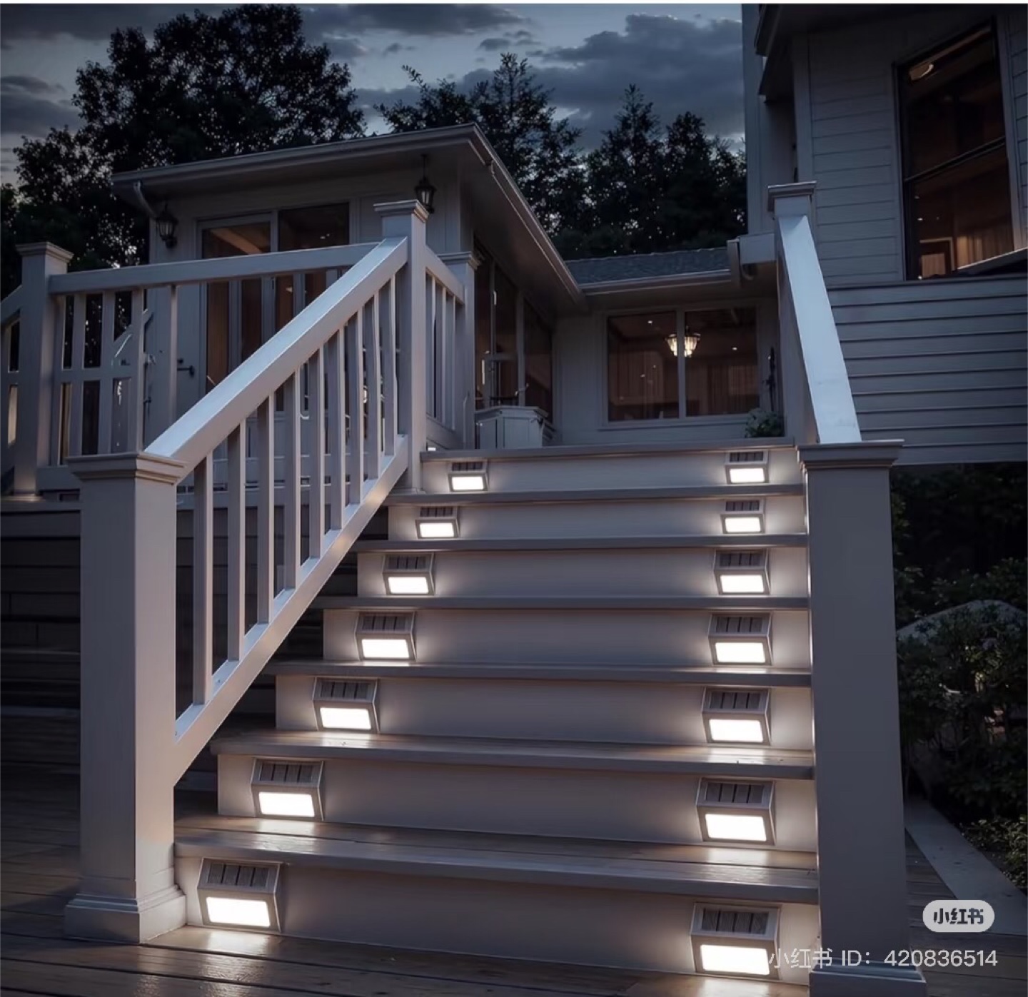 10 Solar Outdoor Lights - Waterproof Outdoor Step Lighting - photo 2