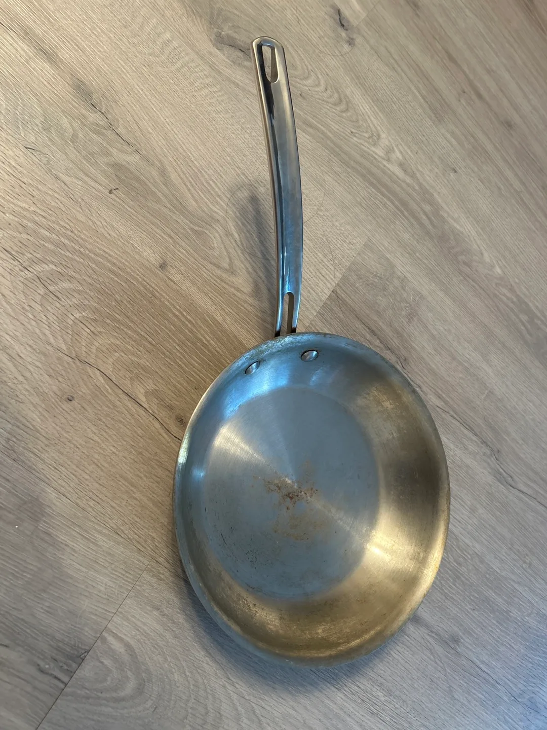 Used Stainless Steel Frying Pan thumbnail
