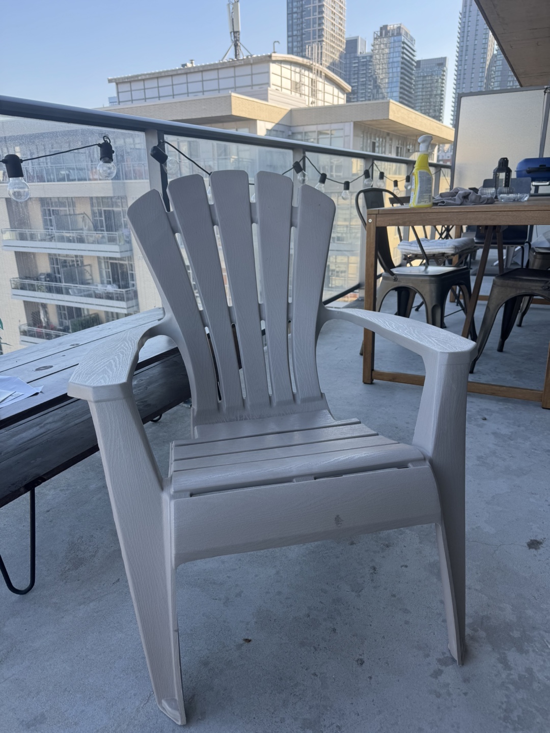 2 x Plastic Muskoka Chairs