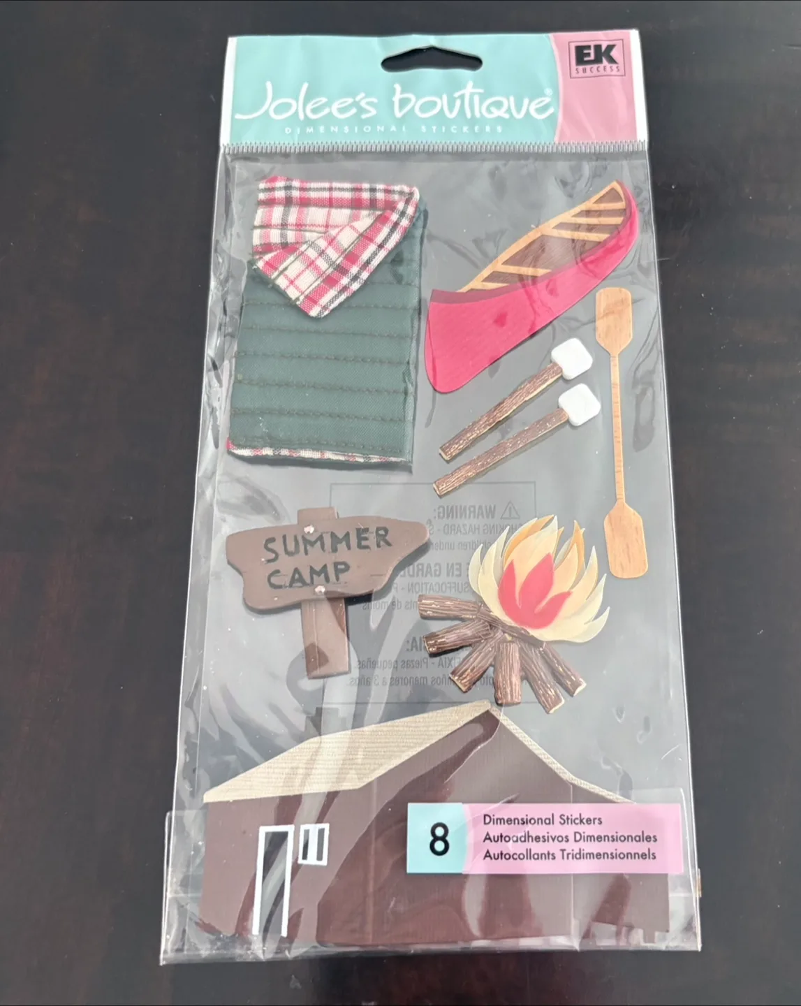 Jolee’s Boutique 3D Embellishment Stickers - Camp Cabins thumbnail