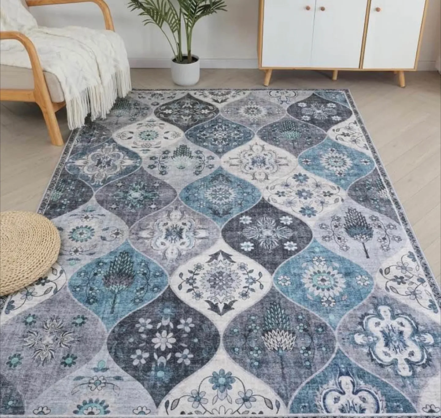 New! Never Used 8’x10’ Moroccan Area Rug thumbnail