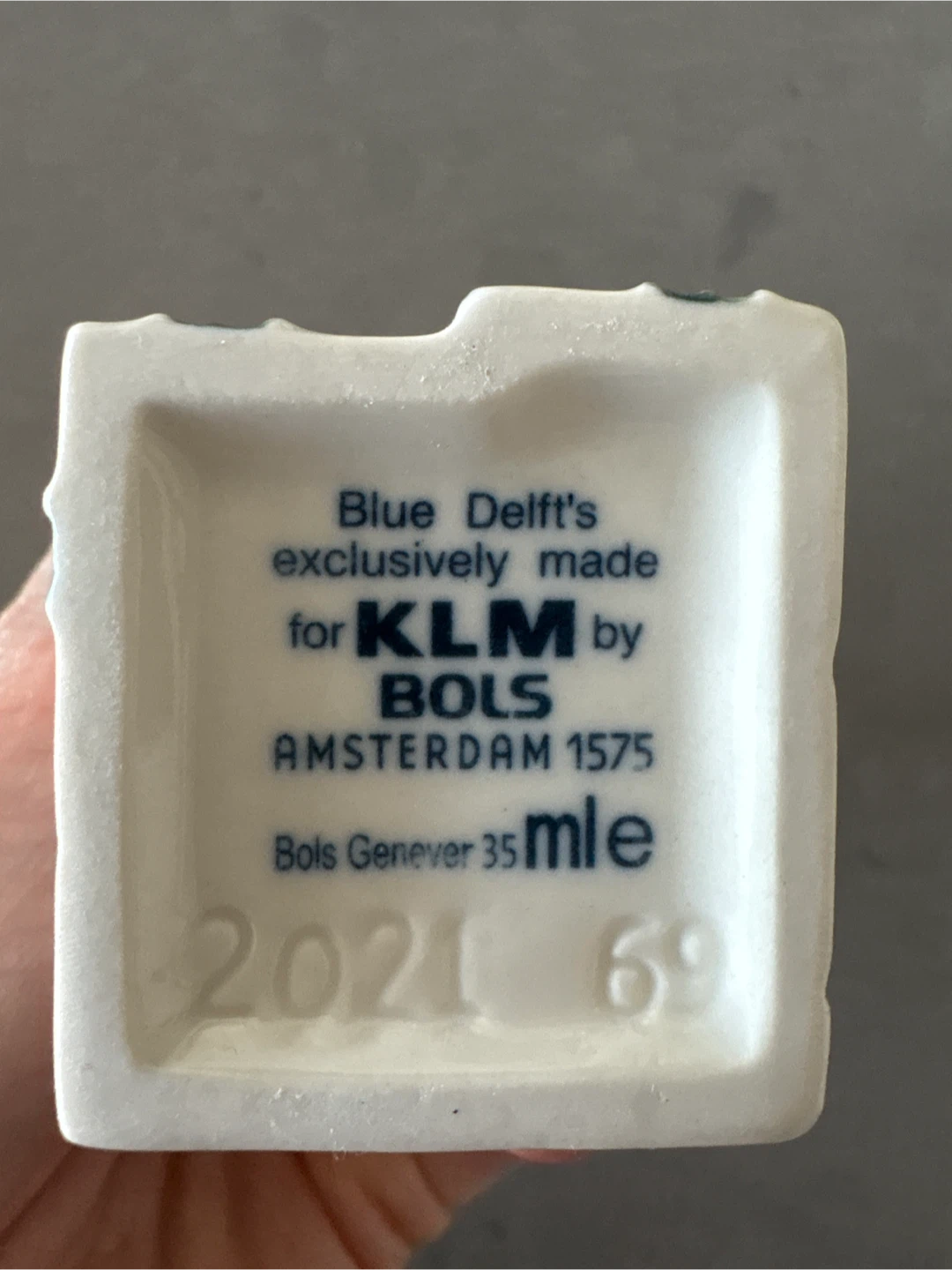 KLM Bols Amsterdam 1575 Blue Delft House #69 - photo 5
