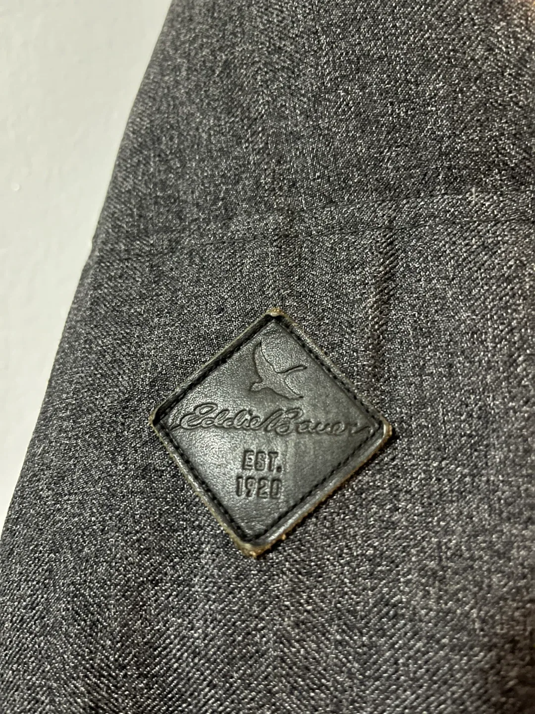 Eddie Bauer Men's L Puffer Jacket - Grey & Black image indicator(4)