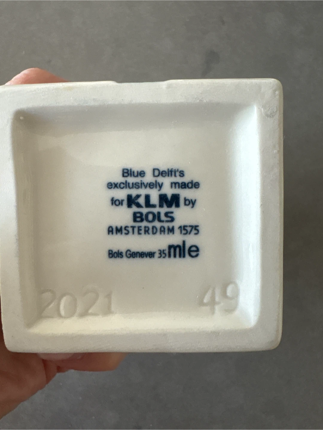 KLM Bols Amsterdam 1575 Delft Blue House #49 - photo 5