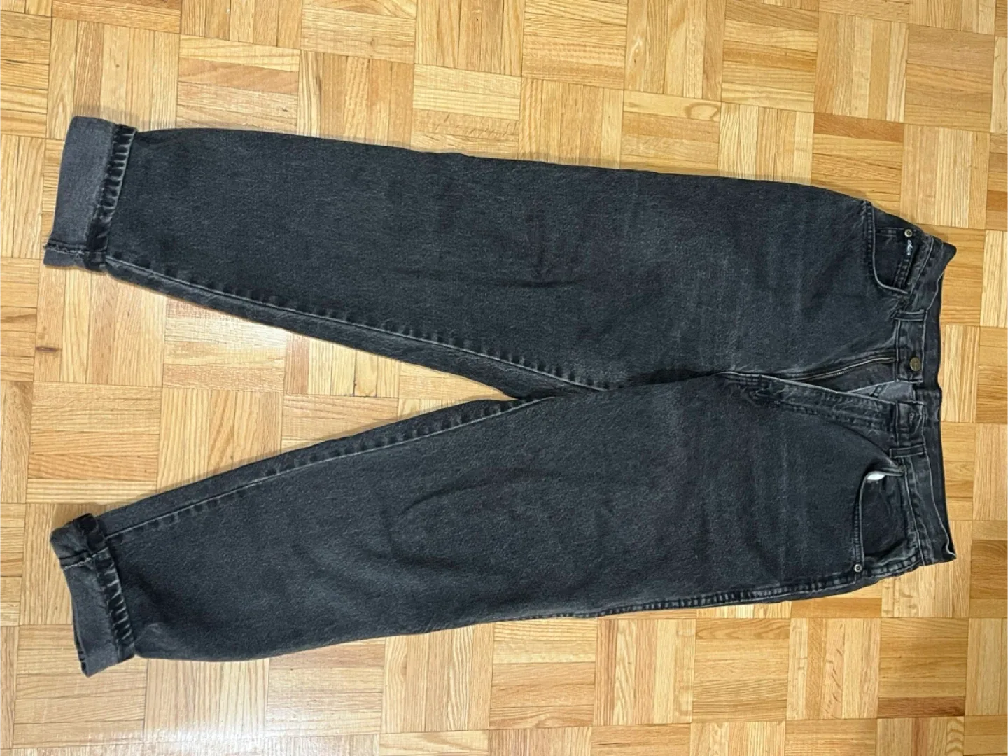 Chic Mom Jeans Size 14 - Black Denim thumbnail