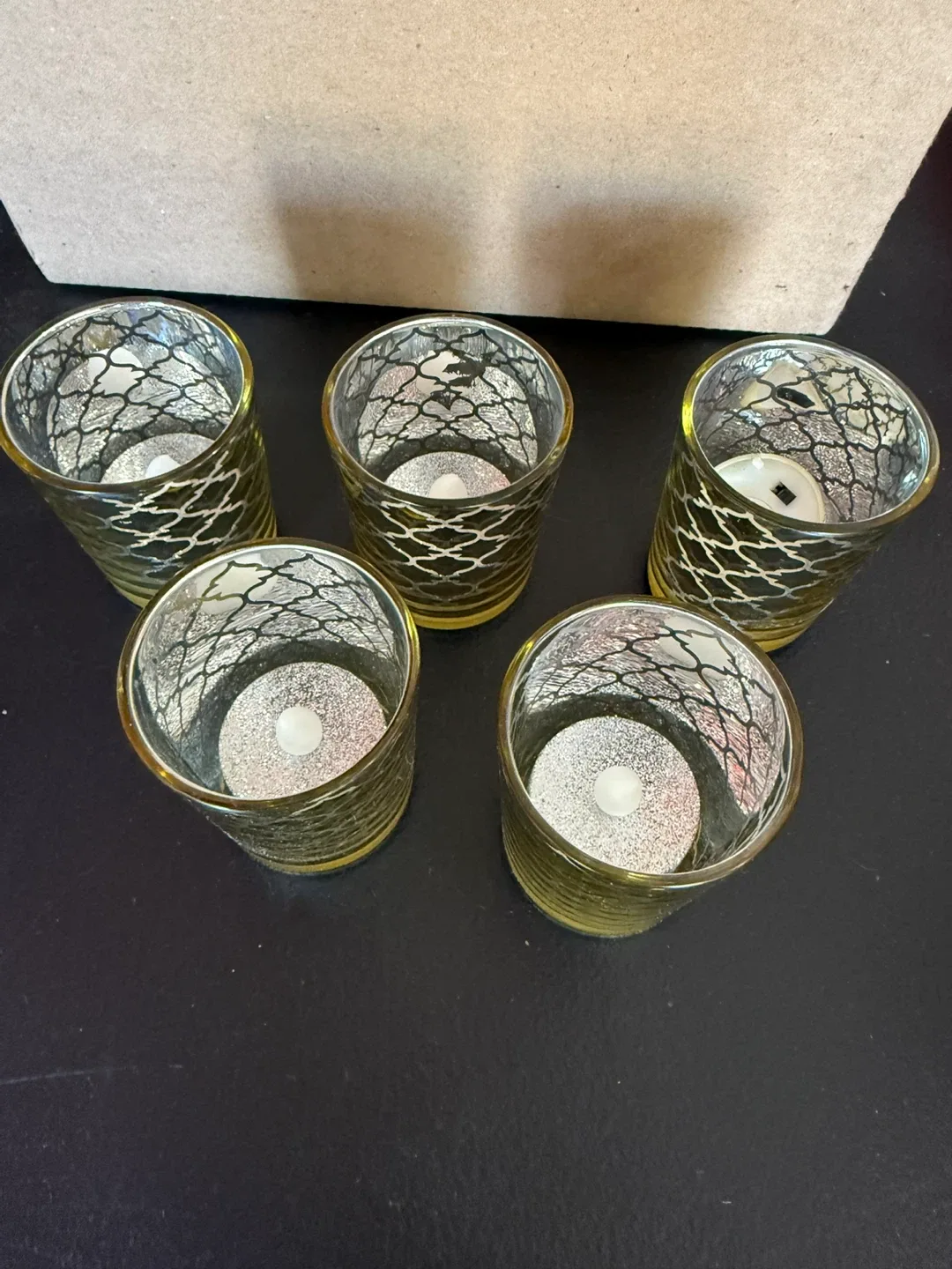 Set of Glass Votive Candle Holders thumbnail