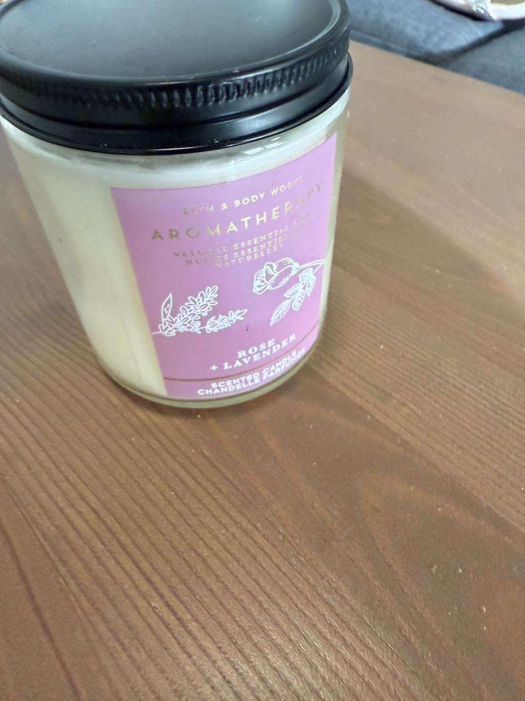 Bath & Body Works Rose + Lavender Candle - photo 2