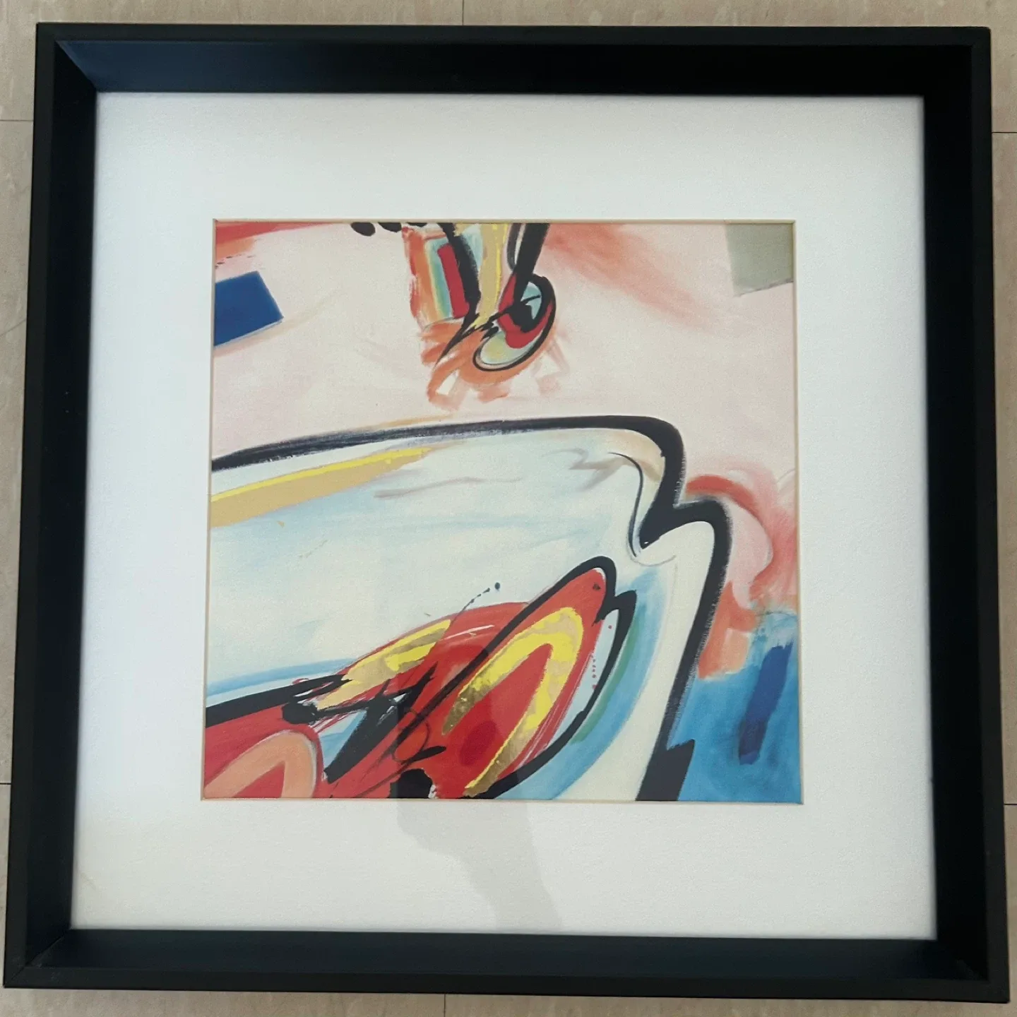 Framed Abstract Art Print thumbnail