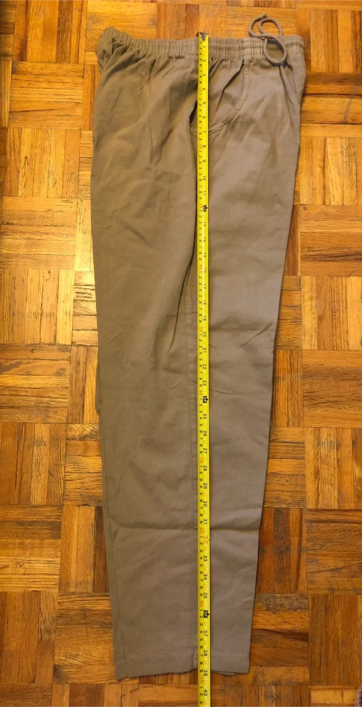 🥕🆓 Elastic Waist with a drawstring Lounge Pants image indicator(2)