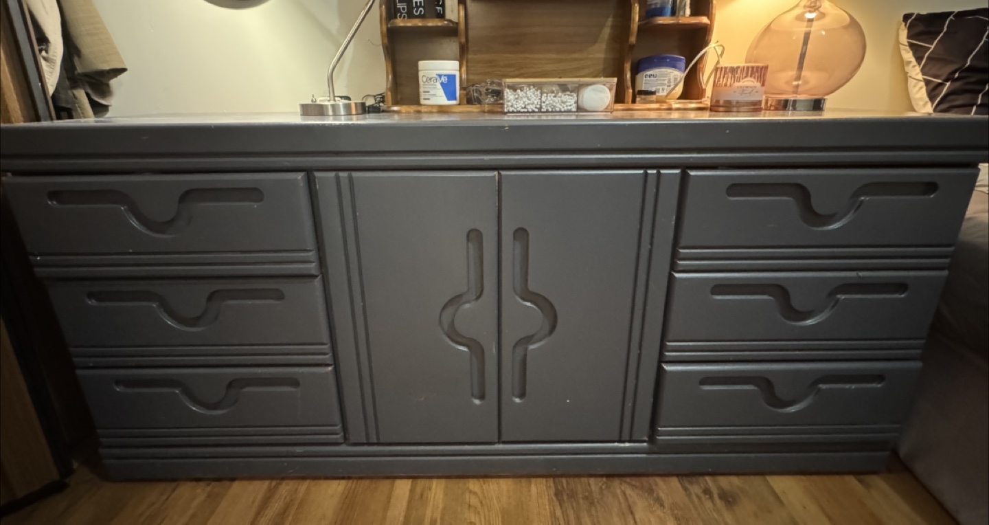 Grey Dresser with Drawers - photo 2