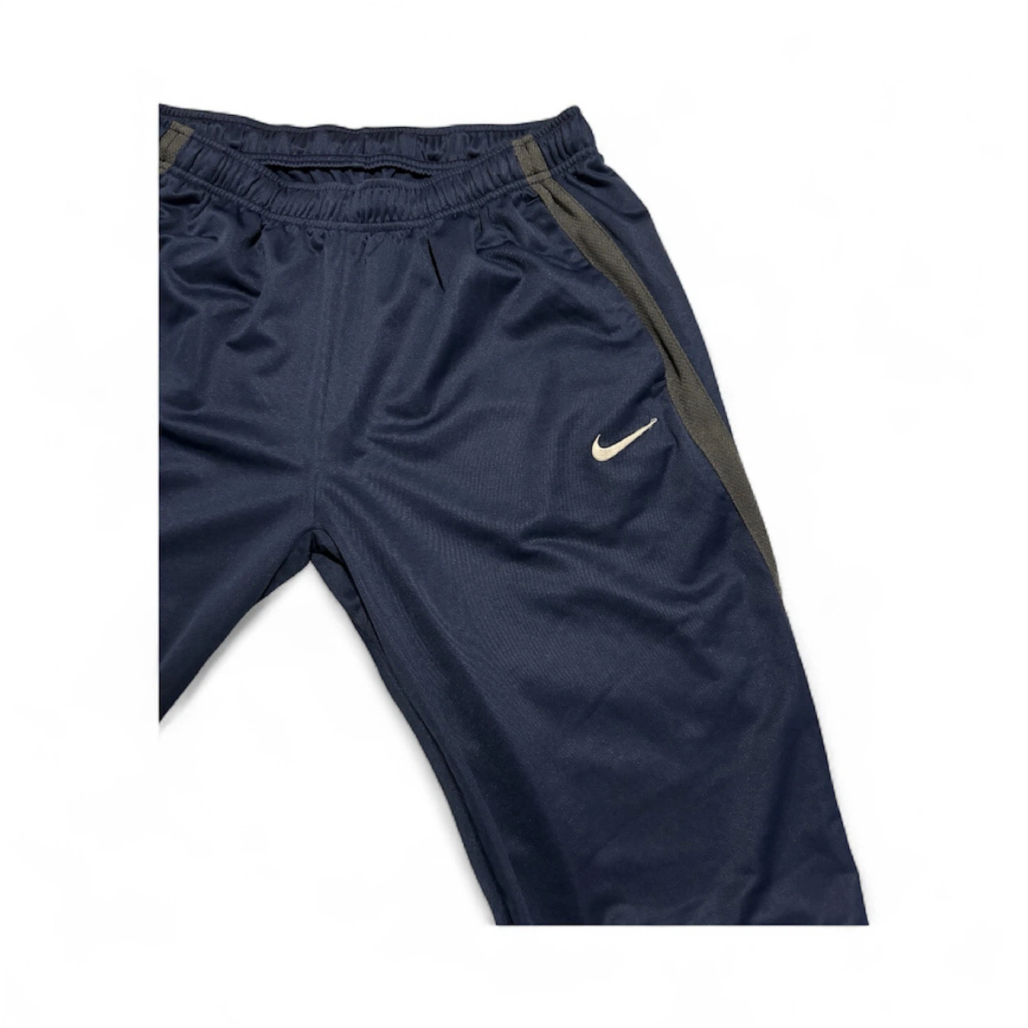 Nike Pants Women's Large Navy Blue Training Joggers Zip Ankle - photo 2