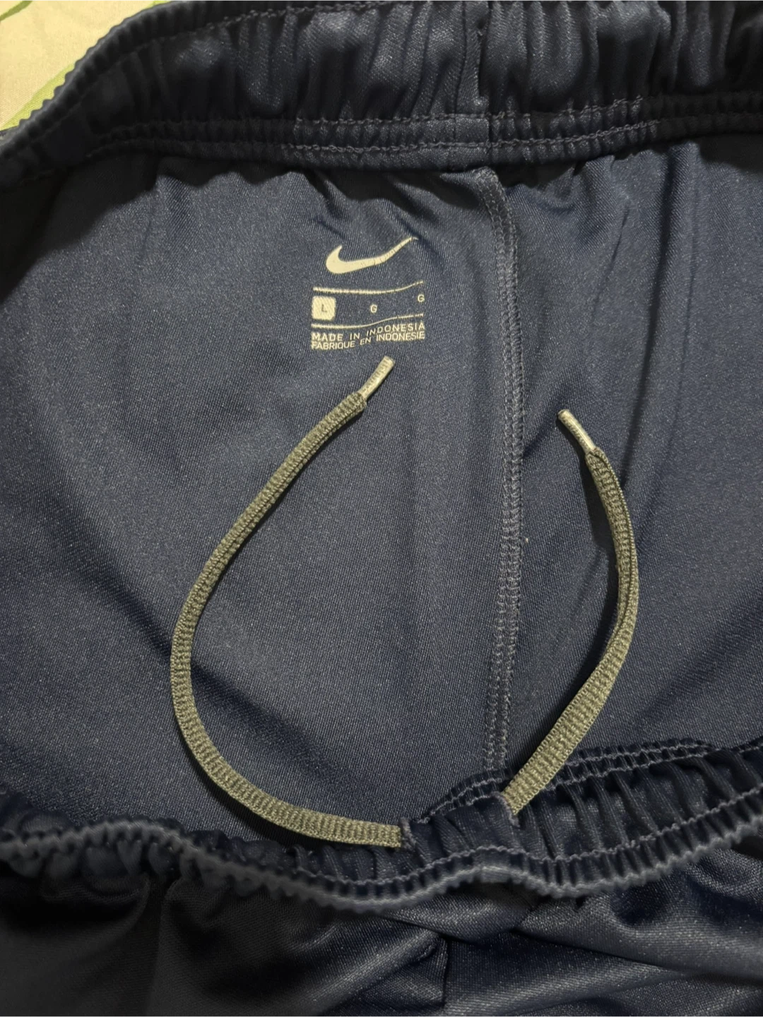 Nike Pants Women's Large Navy Blue Training Joggers Zip Ankle - photo 5
