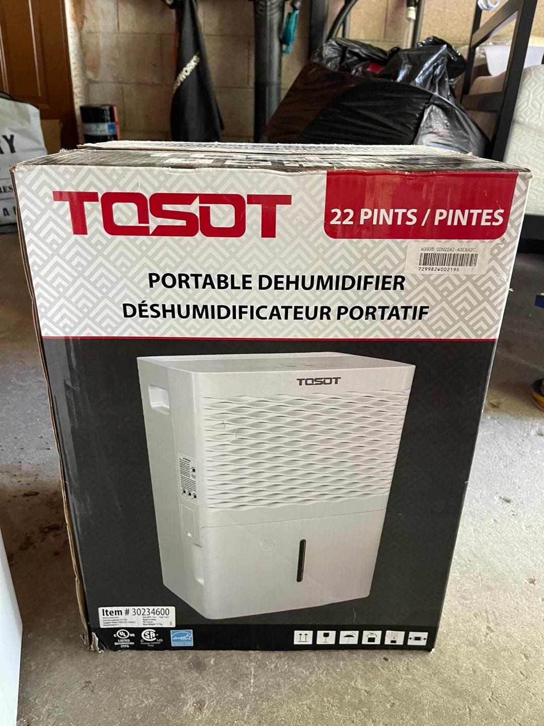 Tosot 22 Pints Portable Dehumidifier - photo 2