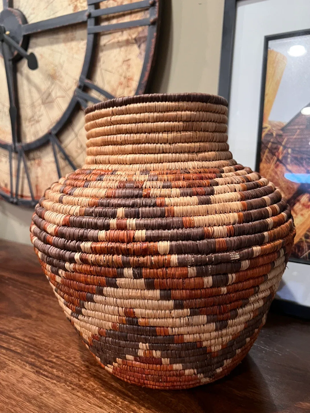 Boho Woven Basket thumbnail
