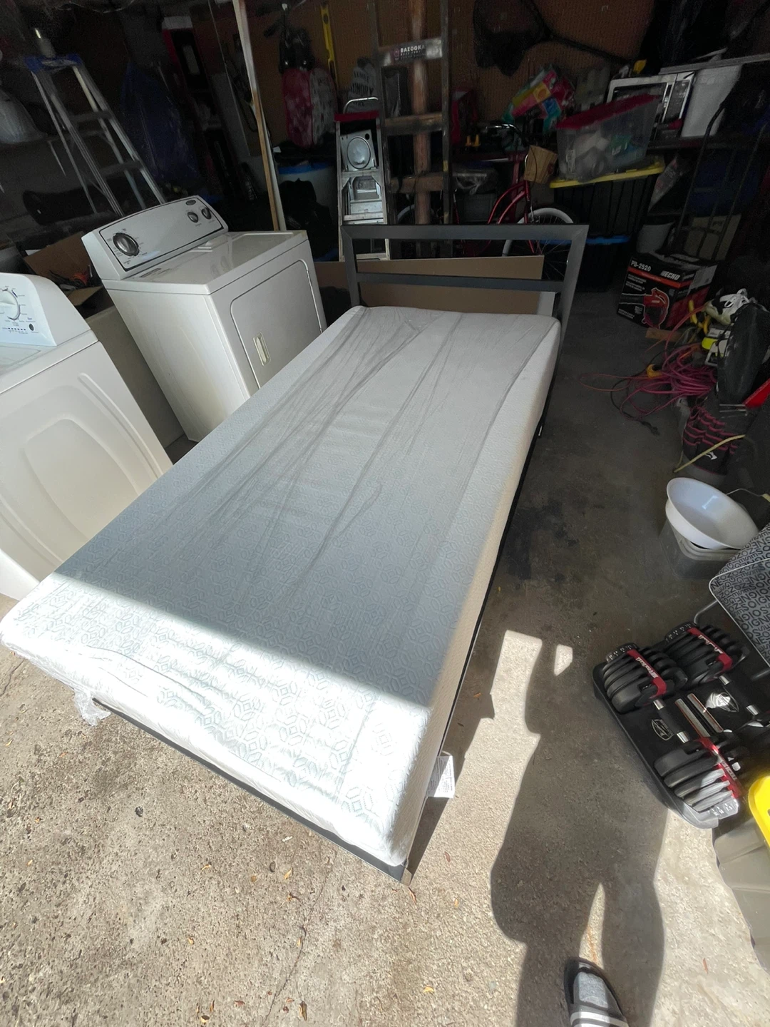 Twin Size Bed Frame & Mattress