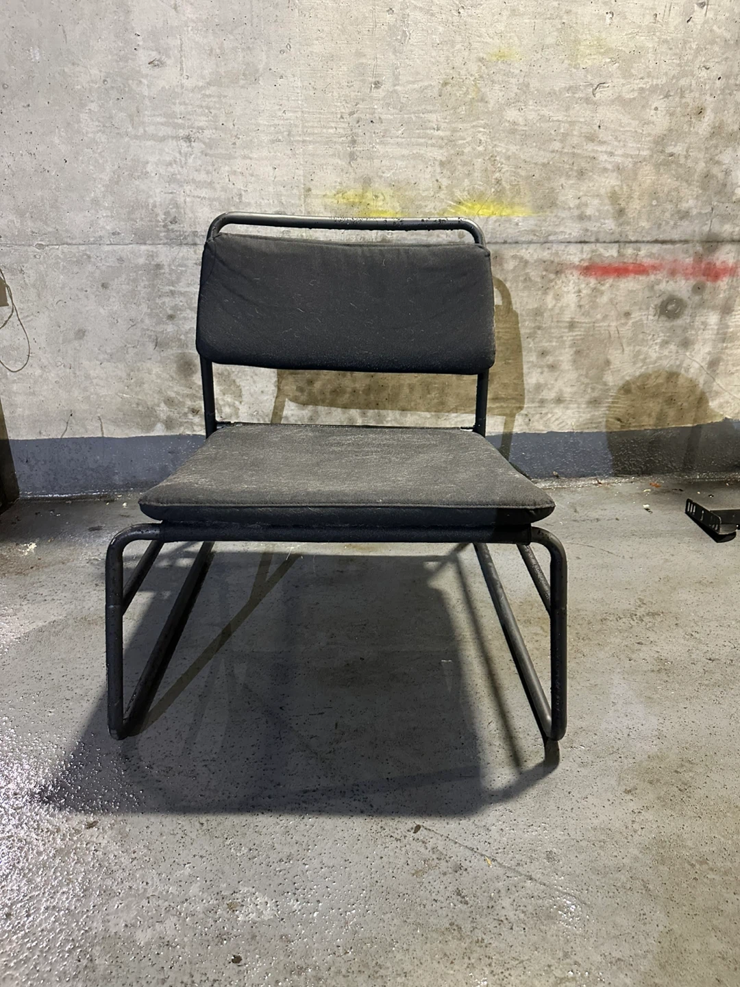 Black Metal Frame Chair