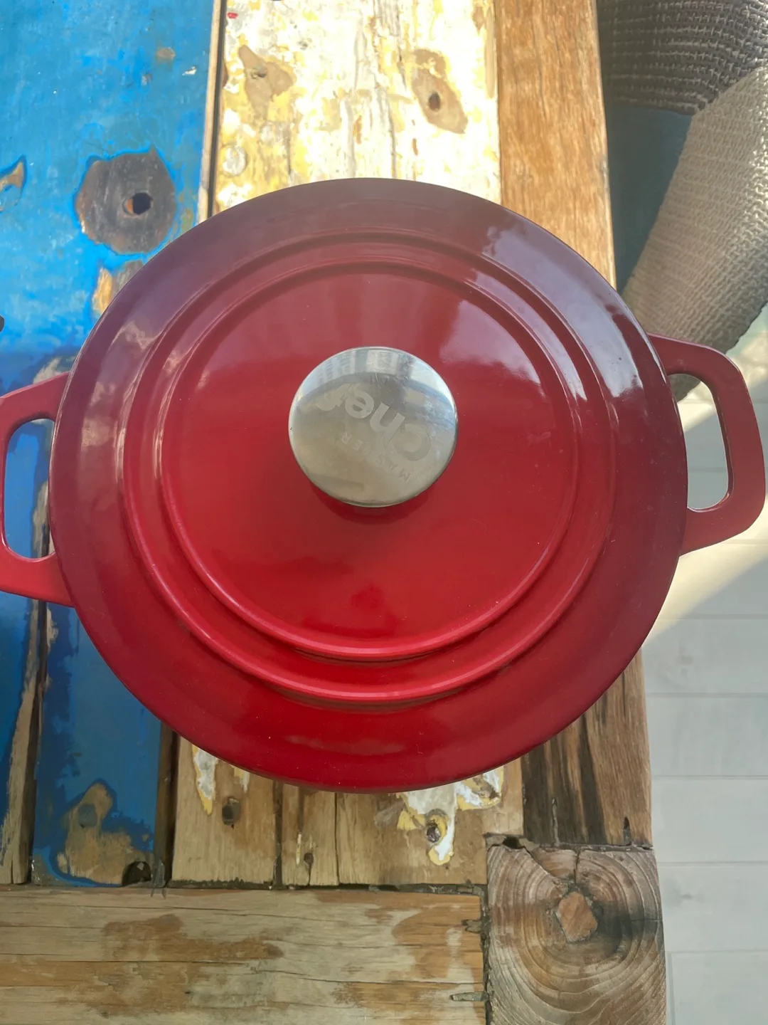Master Chef 2.8QT/2.7L Red Dutch Oven thumbnail