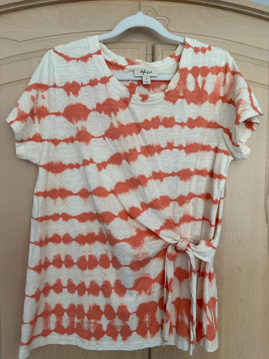 Style & Co Tie-Dye Tee - Size M thumbnail