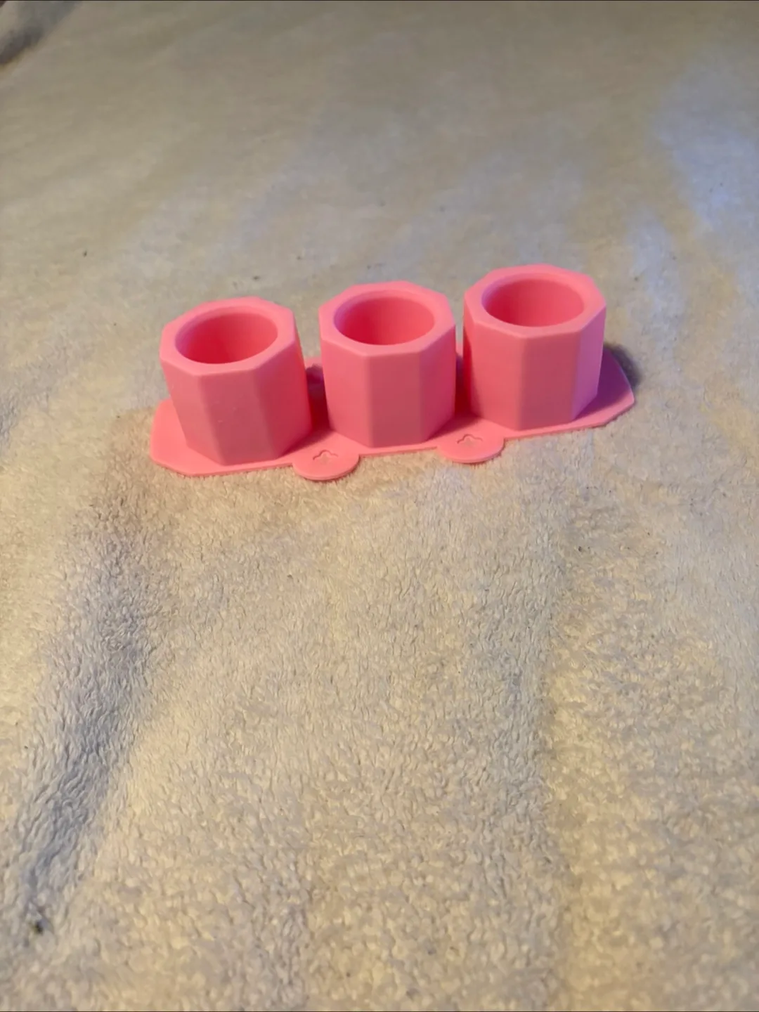 Pink Silicone Succulent Planter Mold