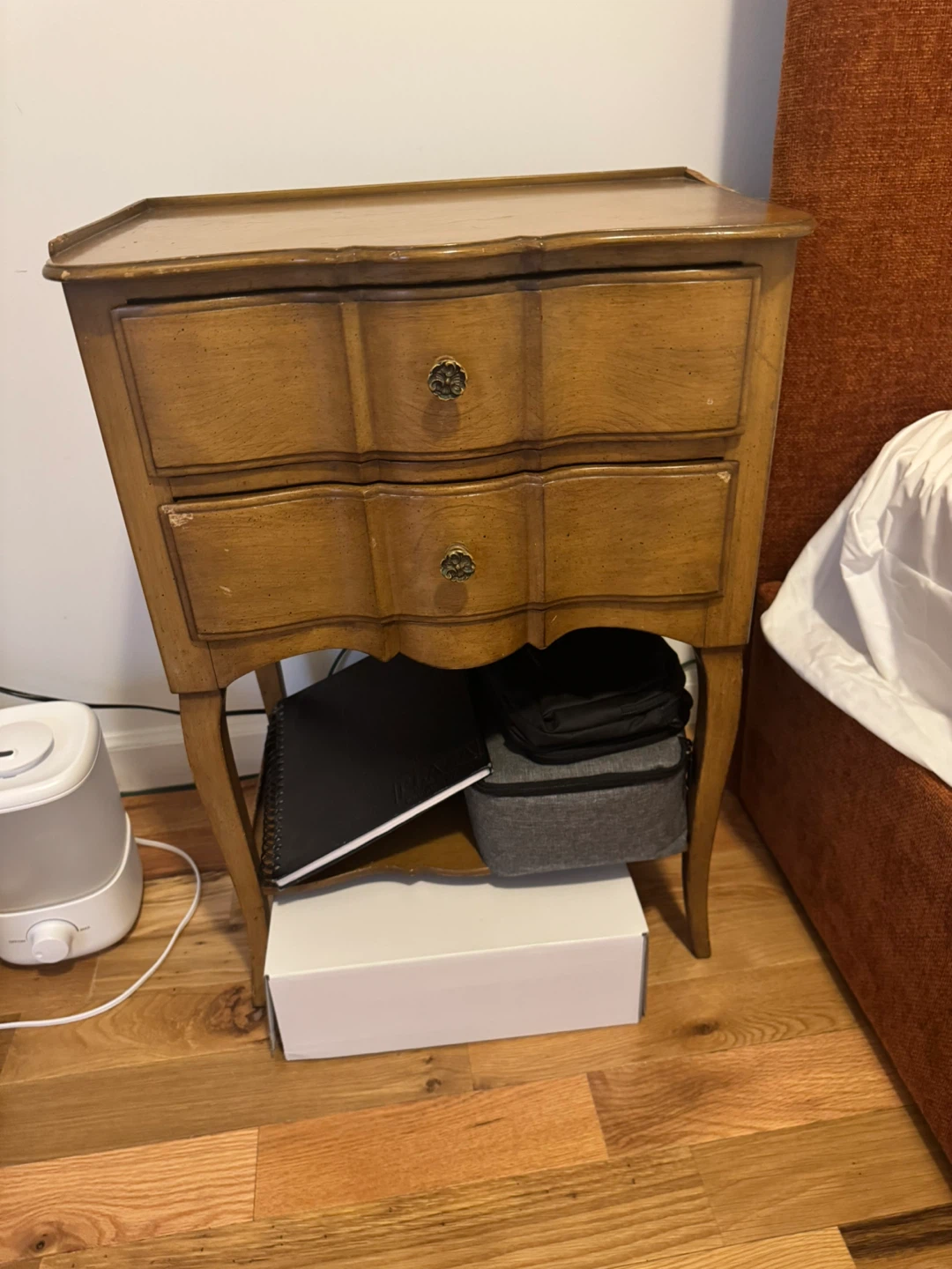 Beautiful Wood Nightstands with Two Drawers