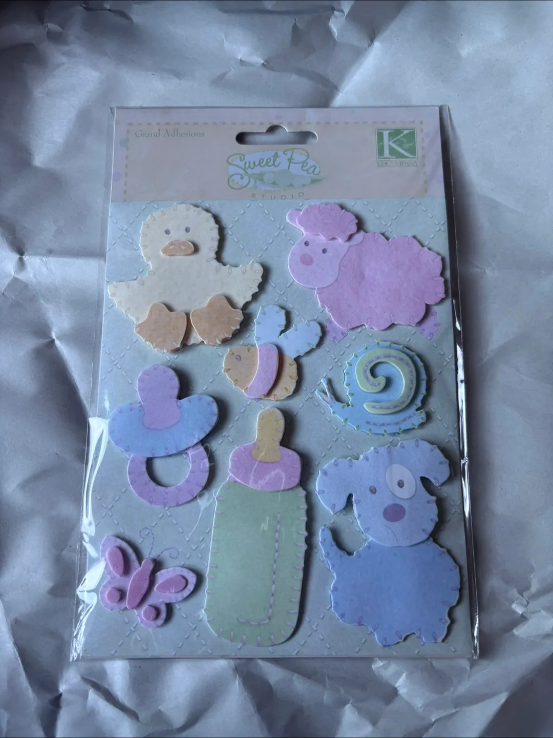 K&C Company Sweet Pea Studio 3D Sticker Sheet thumbnail