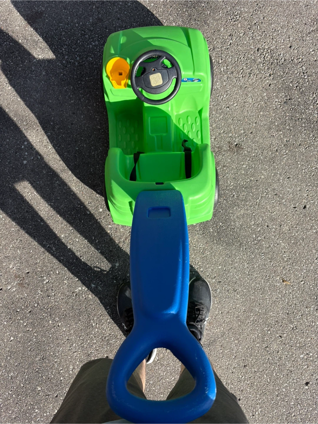 Push Around Buggy Green Ride-On Car - photo 3