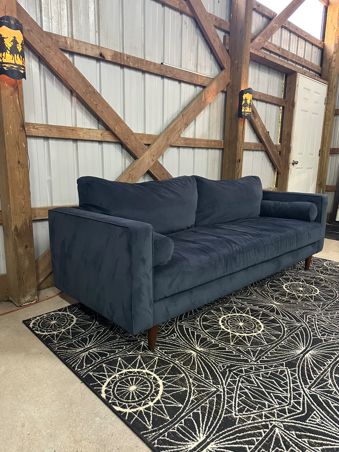 *Delivery Available* Structube Kinsey sofa in blue - photo 2