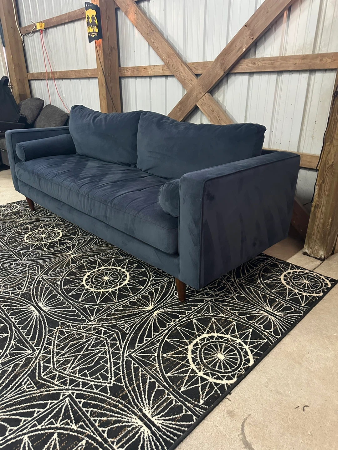 *Delivery Available* Structube Kinsey sofa in blue - photo 3