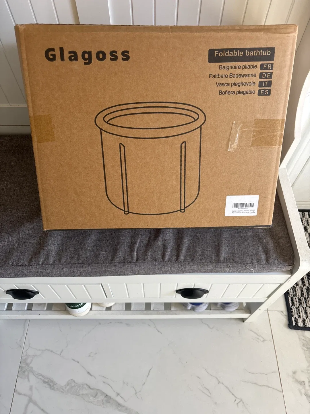 Glagoss Foldable Ice Bath - New in Box!