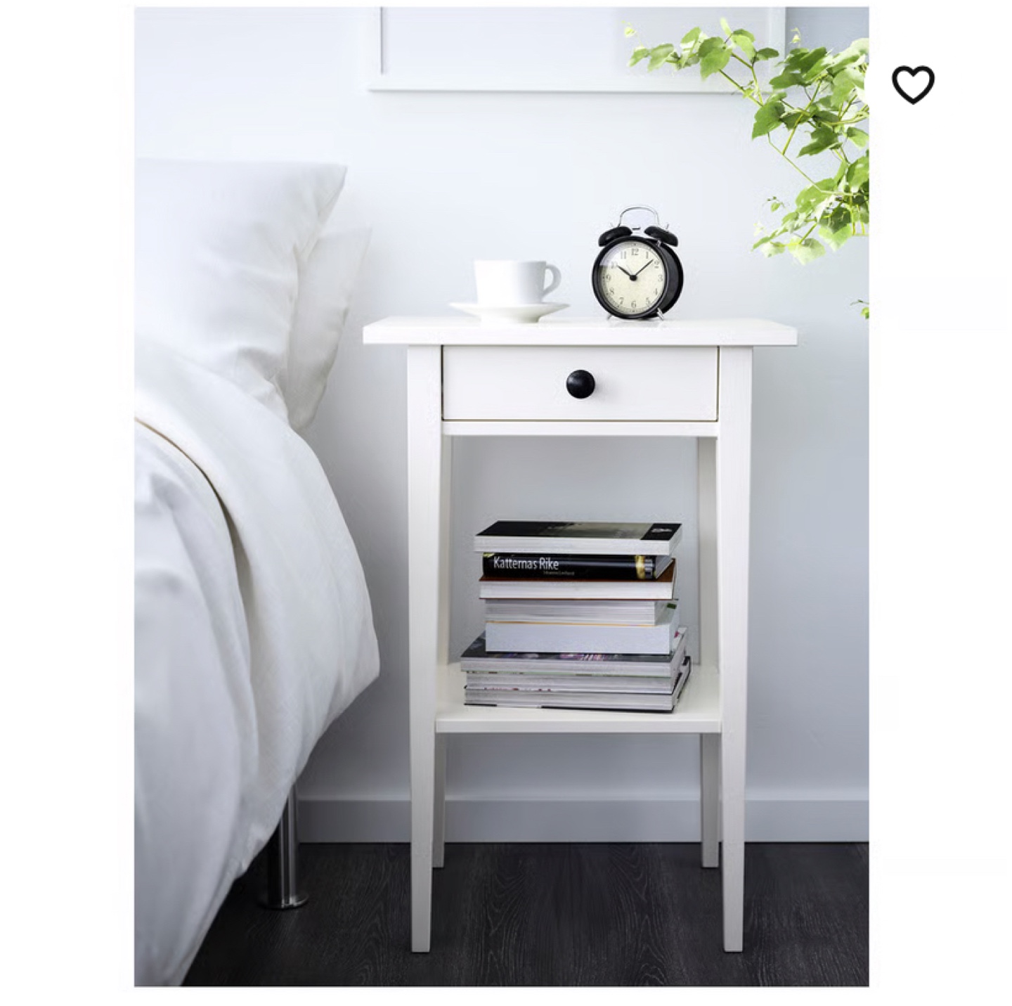 IKEA Hemnes White Stain Nightstand