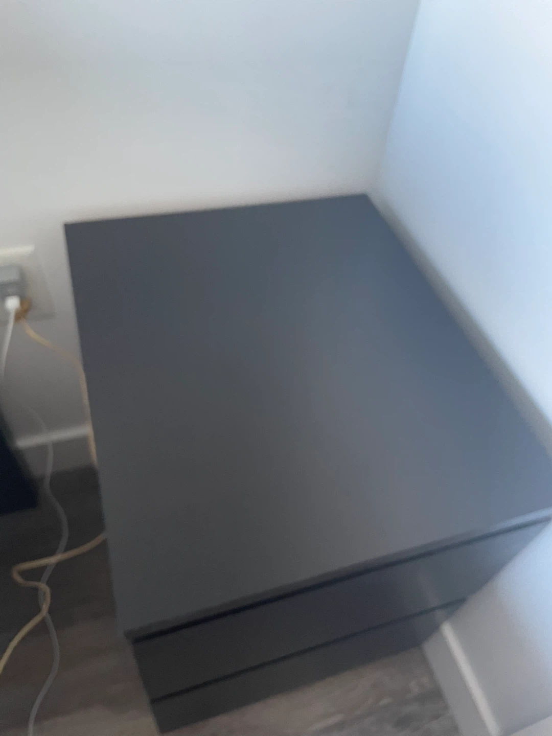 IKEA Malm Black-Brown Nightstand - photo 2