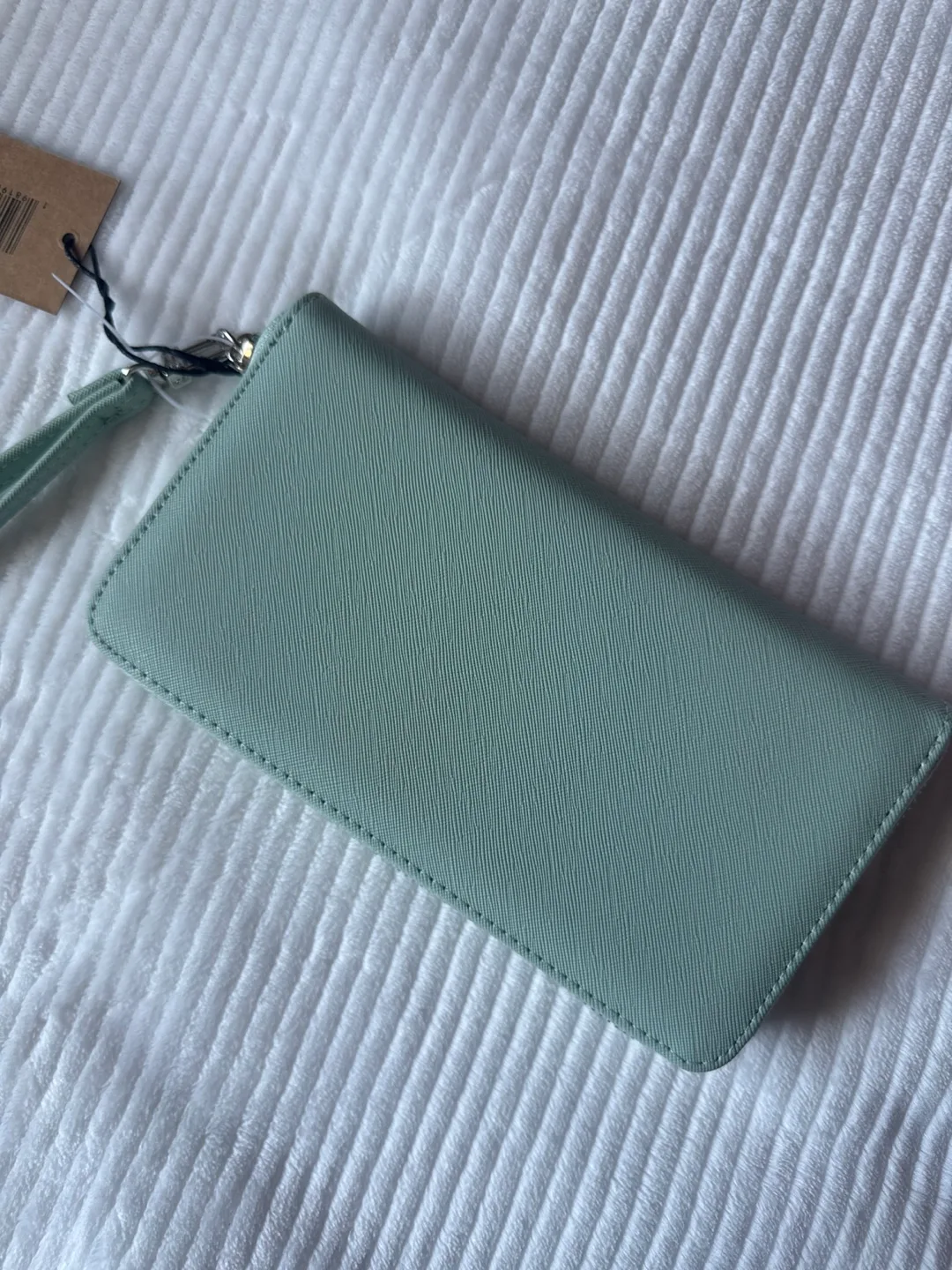 Steve Madden Bzippy Zip Around Wallet Wristlet - Mint image indicator(3)