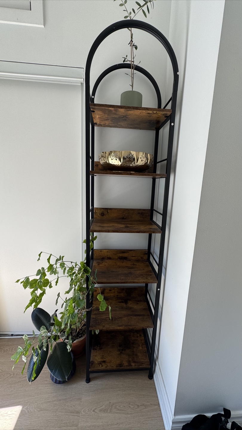 6-Tier Open Bookshelf - 78.7" Tall