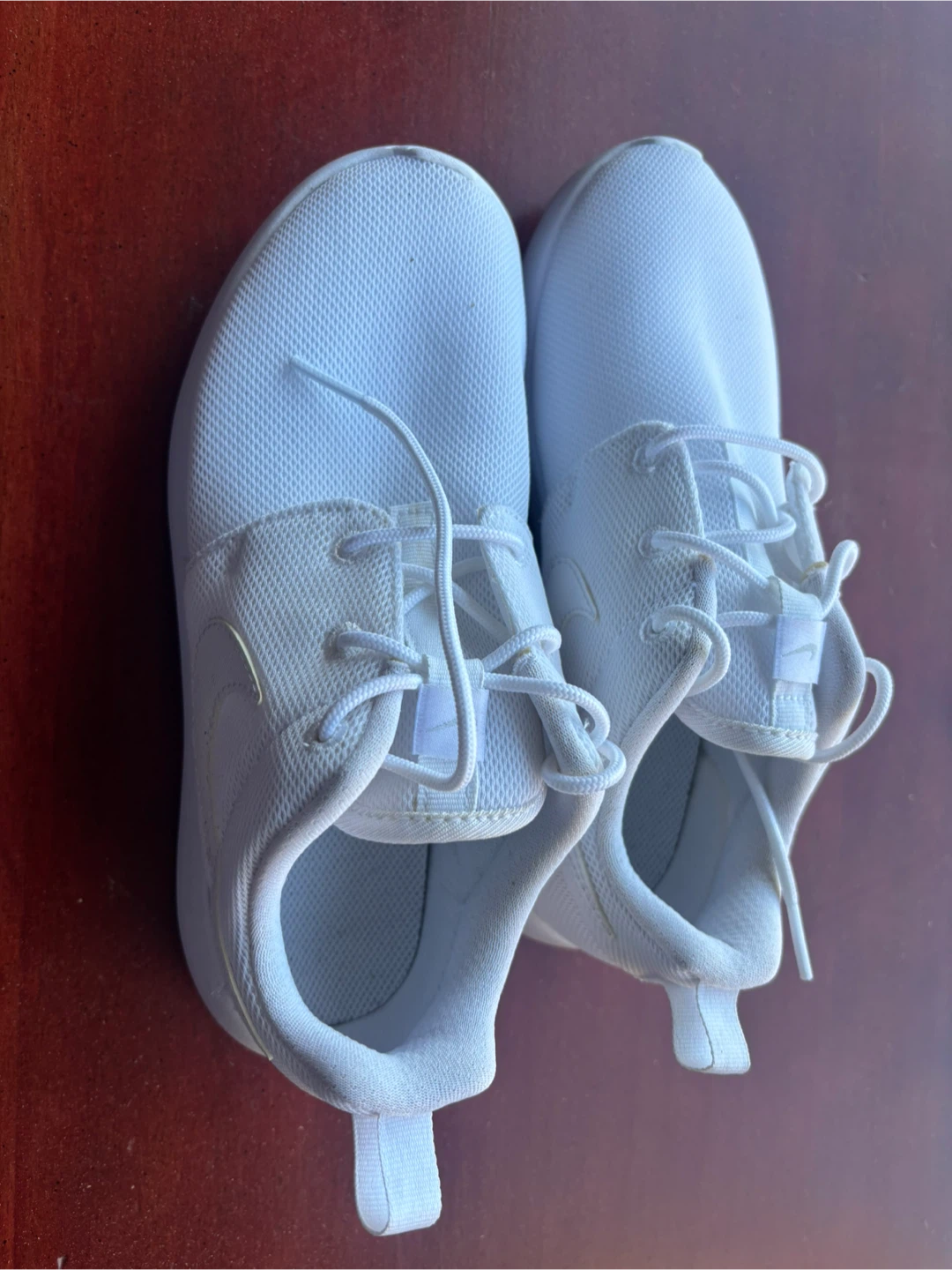 Nike Roshe One White Sneakers - Youth Size 3Y - photo 3