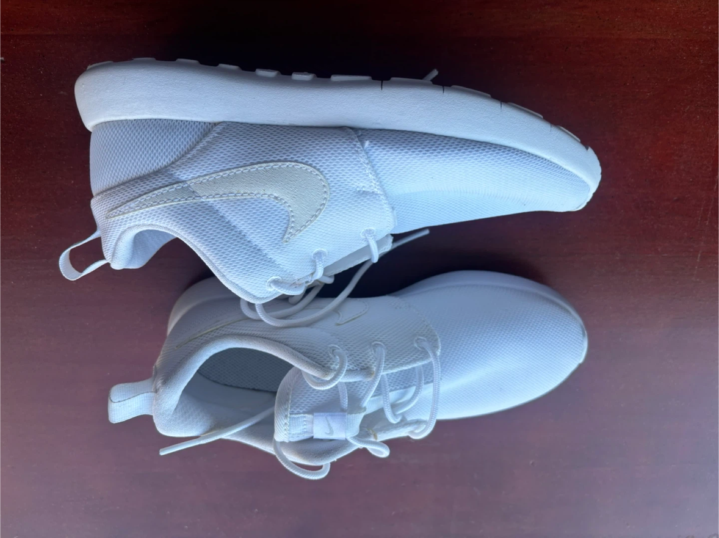 Nike Roshe One White Sneakers - Youth Size 3Y